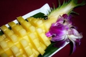 Riz Thai : l'Ananas coupée à la tradition thaïlandaise